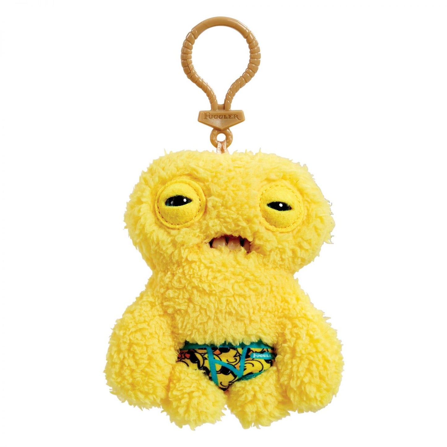 Fugglers 5-Inch Plush Clip-On | Squidge - Yellow