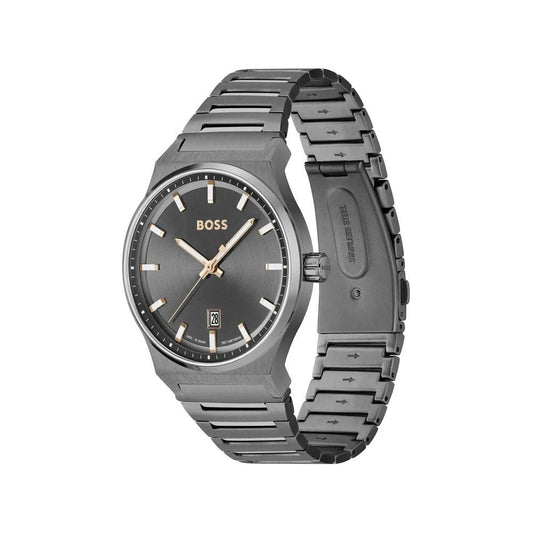 Gray Stainless Steel Watch