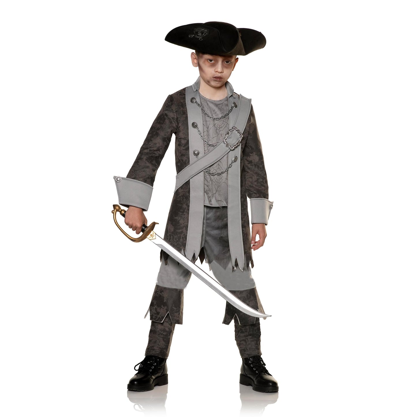 Ghost Pirate Child Costume | L