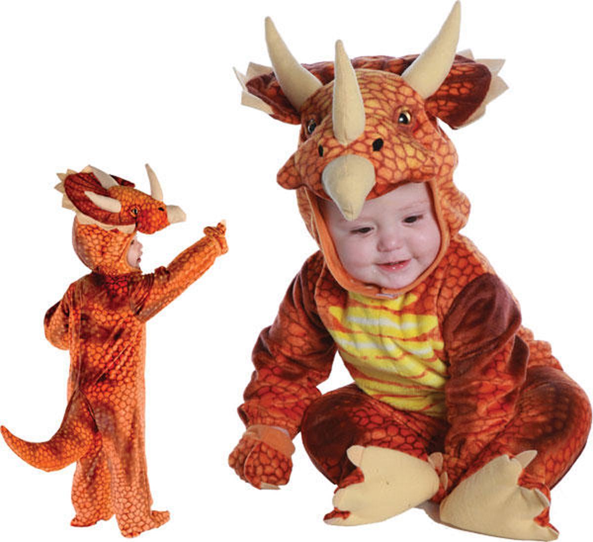 Rust Triceratops Plush Baby Costume XL 4T-6T