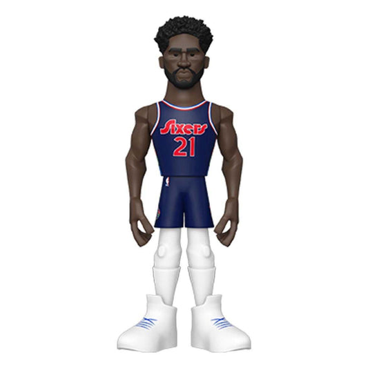 Philadelphia 76ers NBA Funko Gold 5 Inch Vinyl Figure | Joel Embiid CHASE