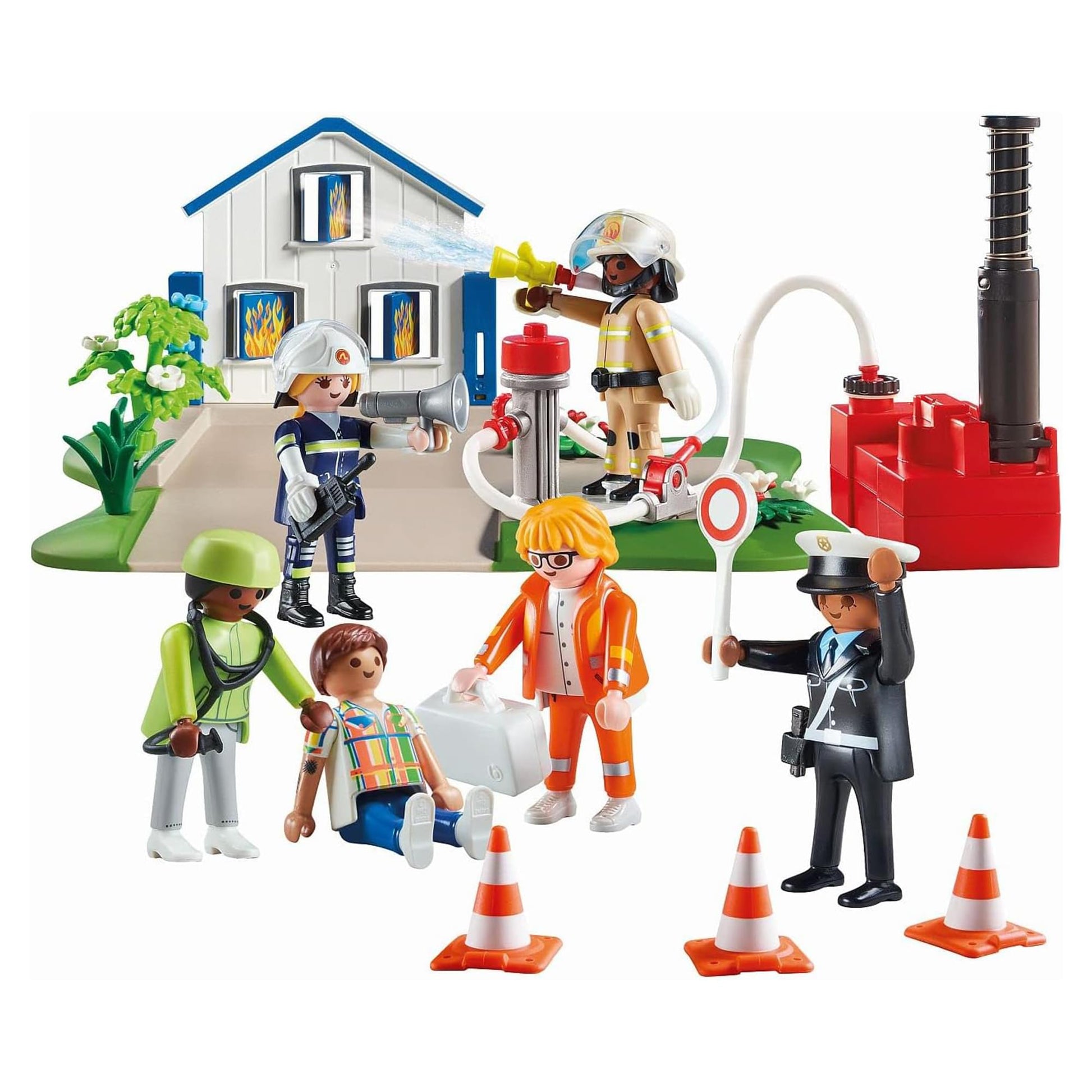 Playmobil 70980 My Figures Rescue Mission Building Set