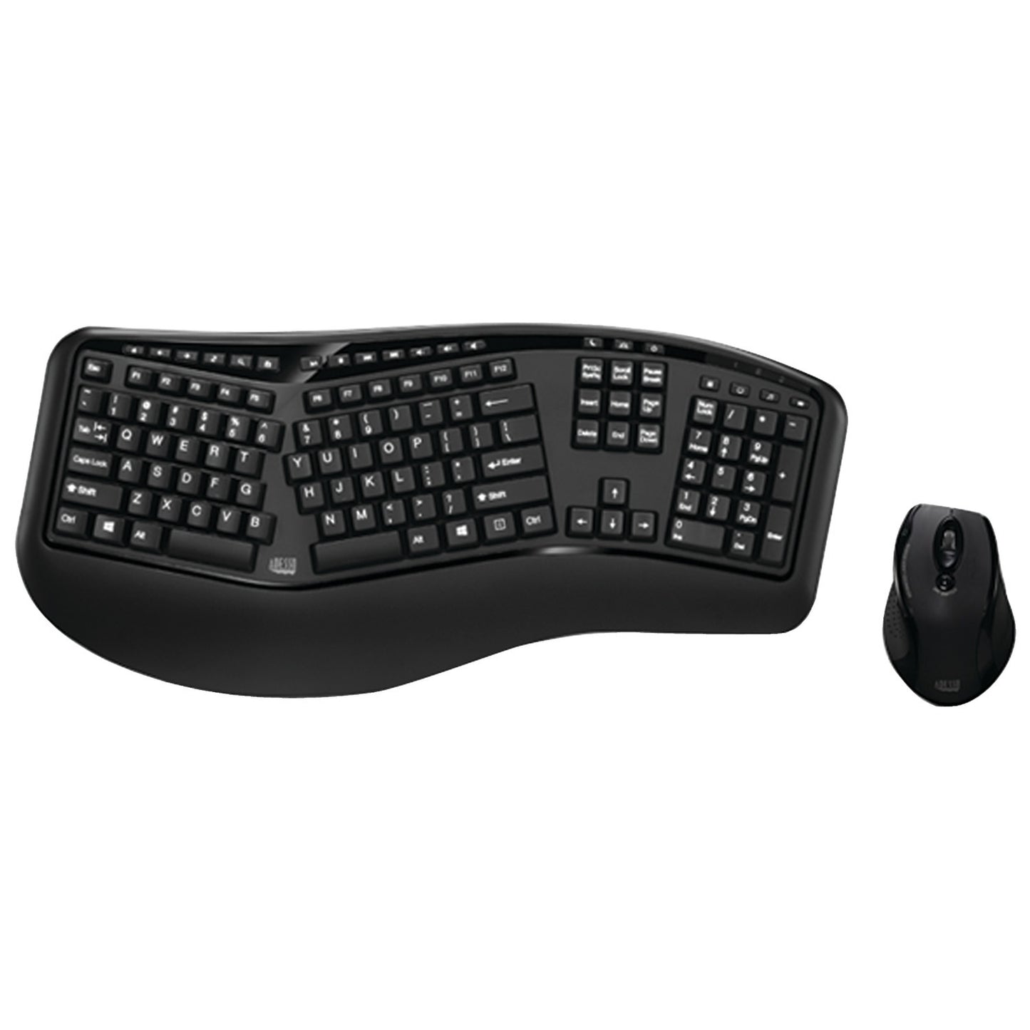 Adesso WKB-1500GB Tru-Form Media 1500 Wireless Ergonomic Keyboard & Laser Mouse