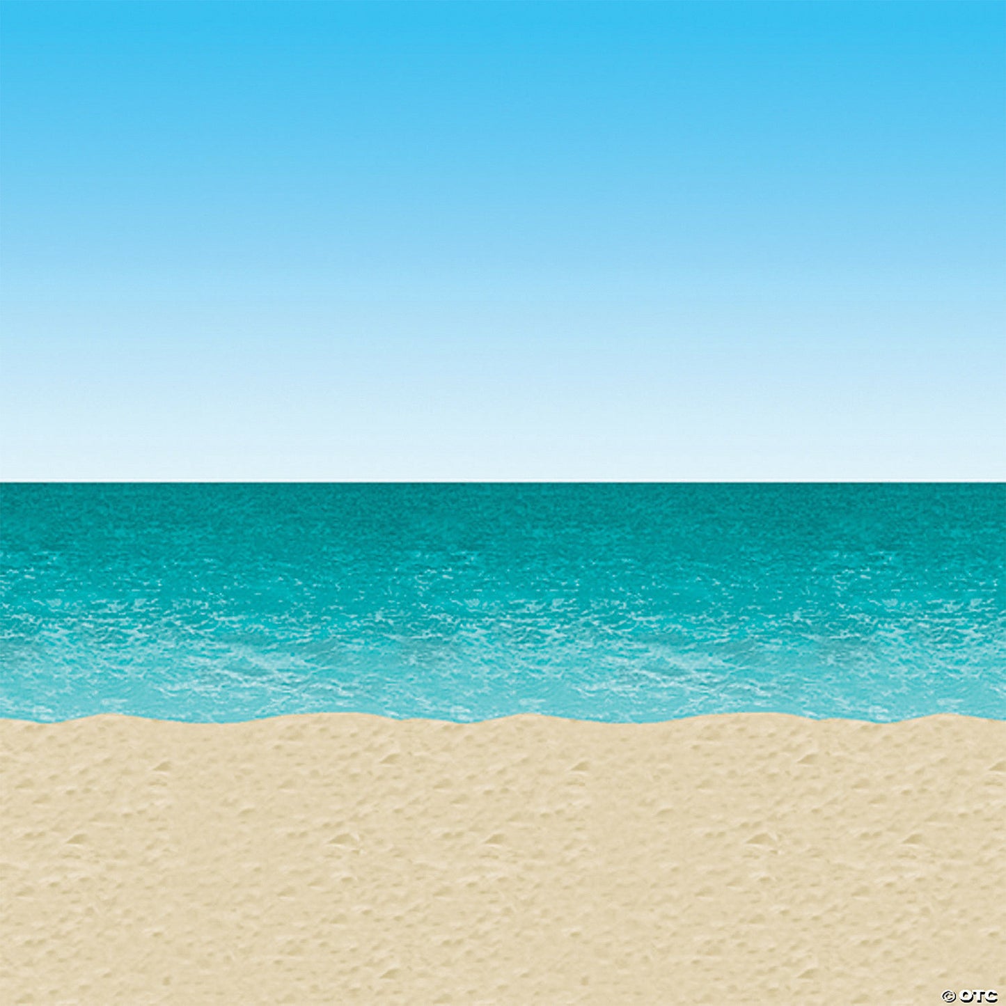 Ocean and beach backdrop