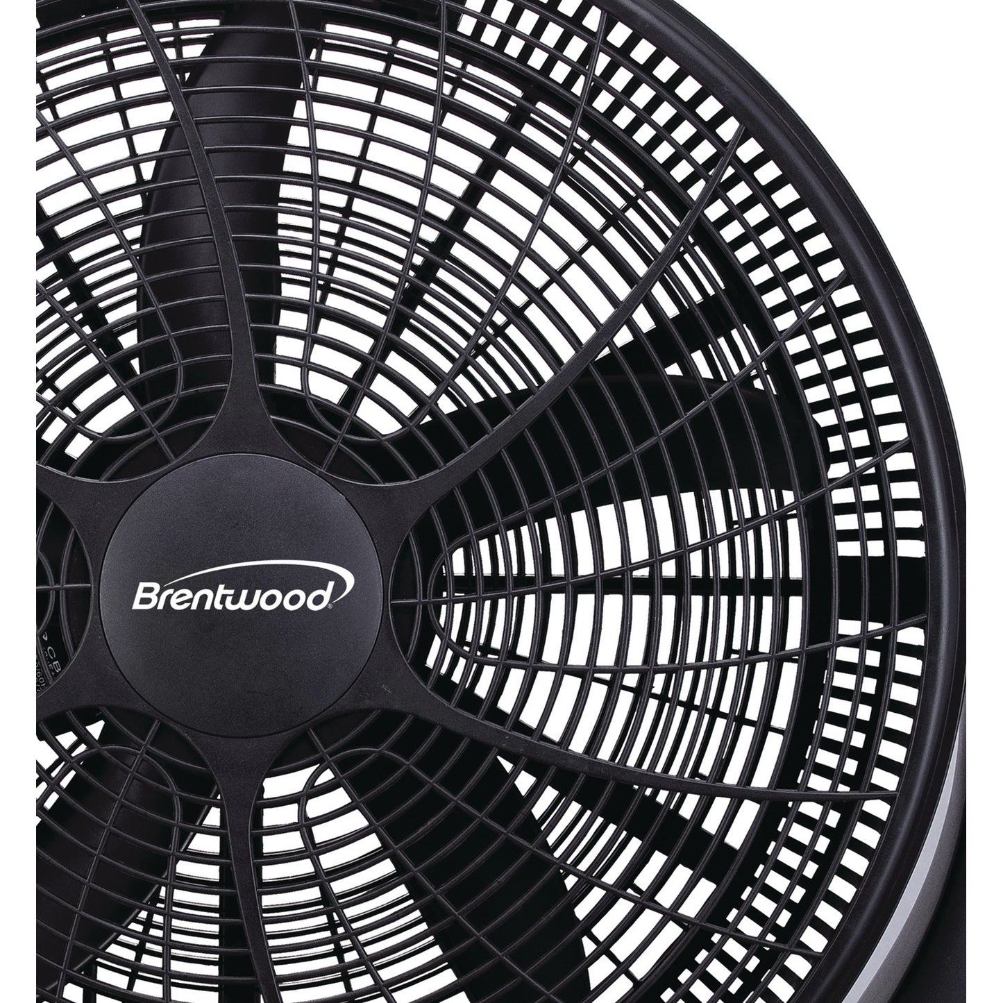 Brentwood Kool Zone F-20BKR 3-Speed 20-Inch 110-Watt High-Velocity Air Circulator Floor Fan