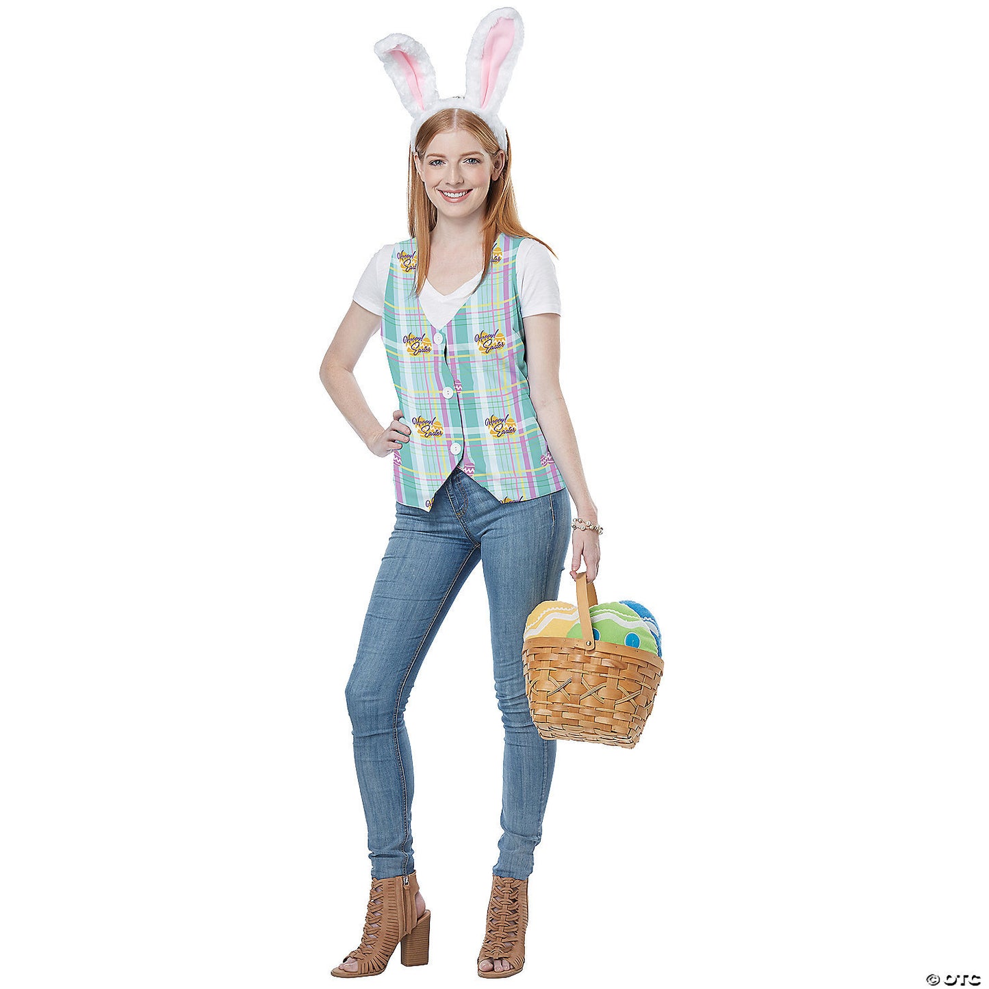 Women's easter vest costume kit