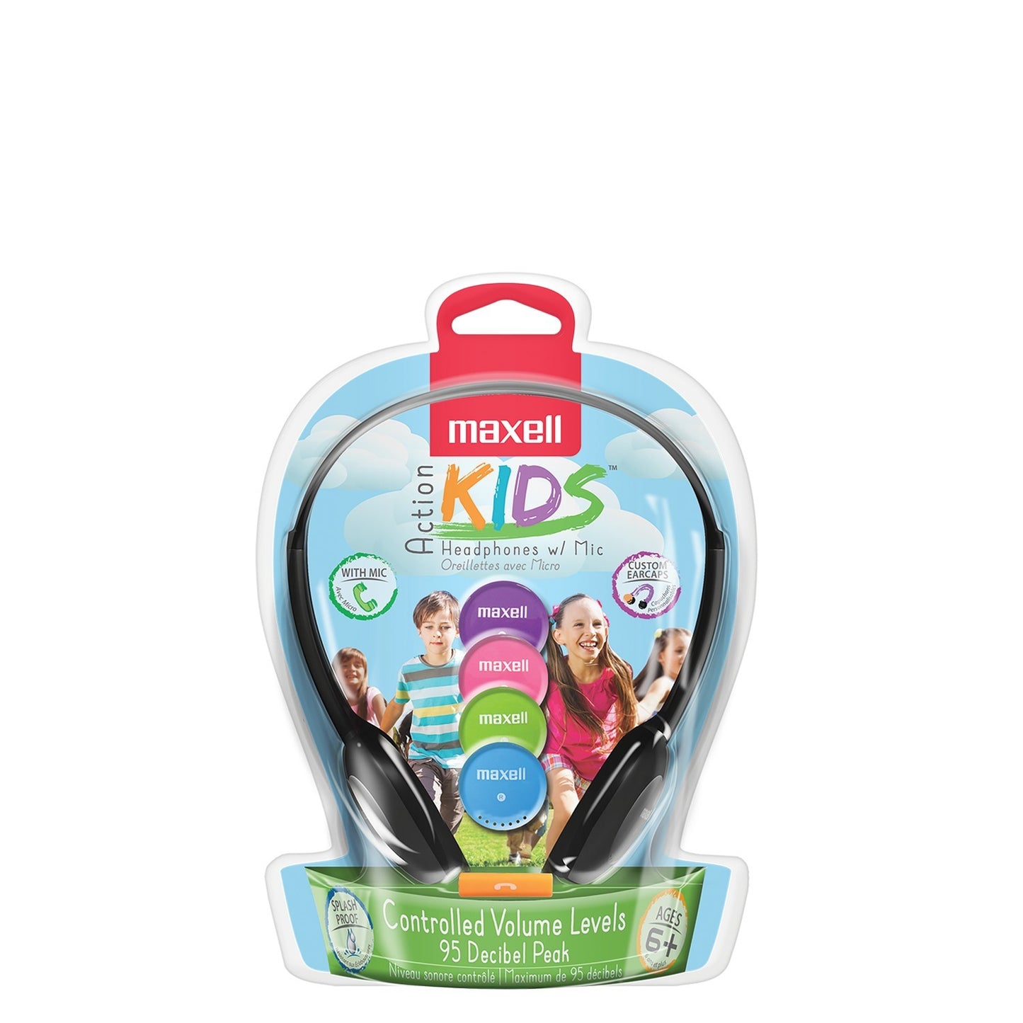 Maxell 195004 Action Kids Headphones with Microphone