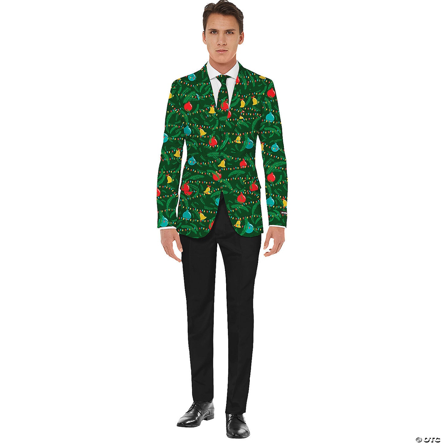 ADULT CHRISTMAS TREE JACKET AND TIE LG