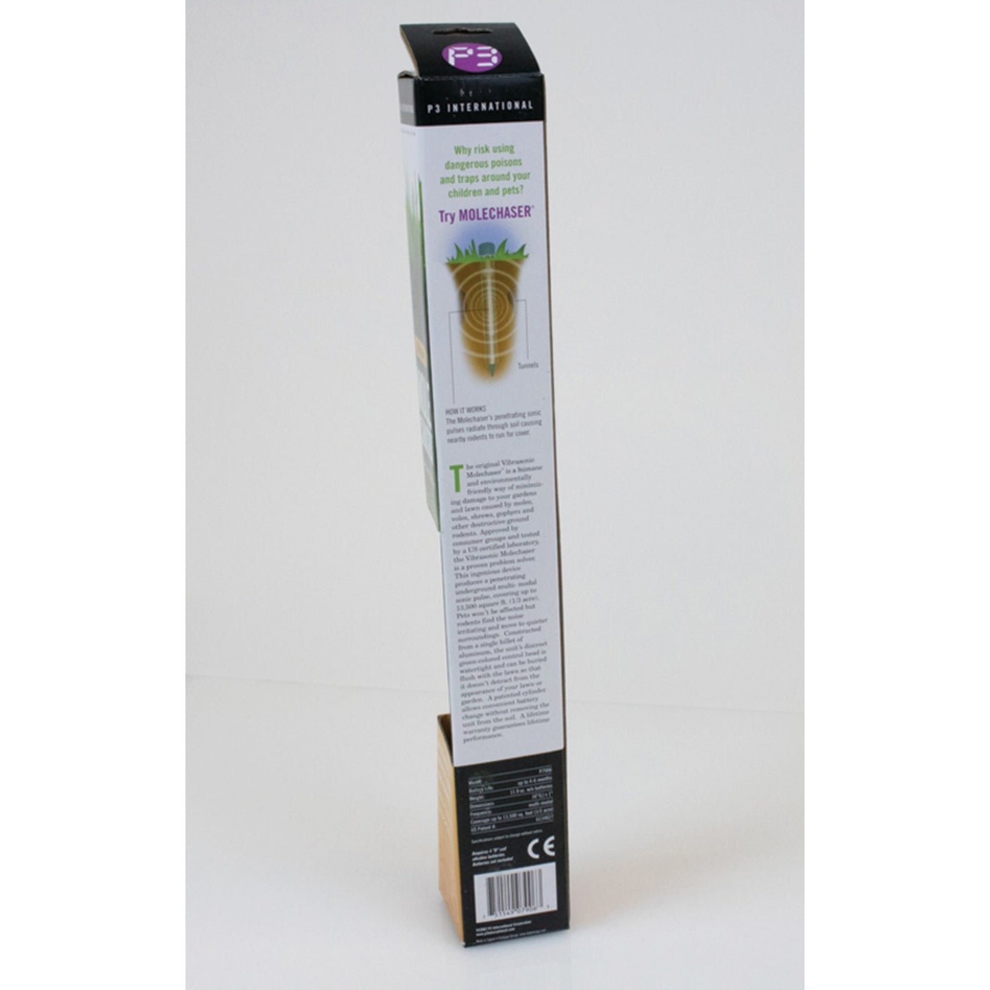 P3 International P7906 Vibrasonic Molechaser Pest Repeller