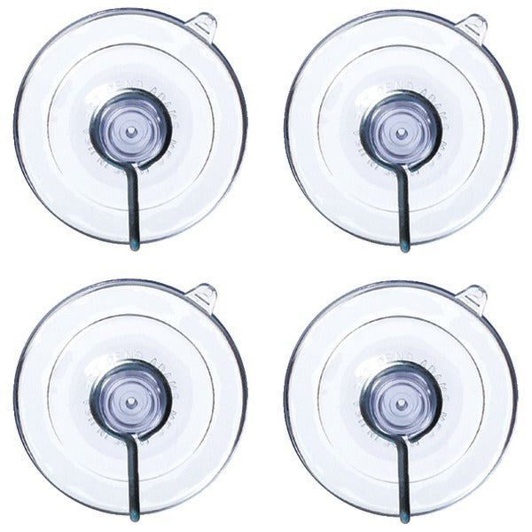 No Logo 7500-77-1043 Suction Cups with Hooks, 4 pk