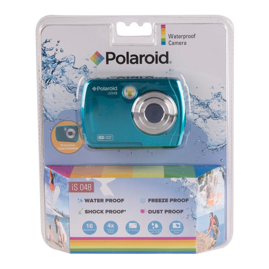 Polaroid IS048-TEAL 16.0 Megapixel Waterproof Instant Sharing Digital Camera