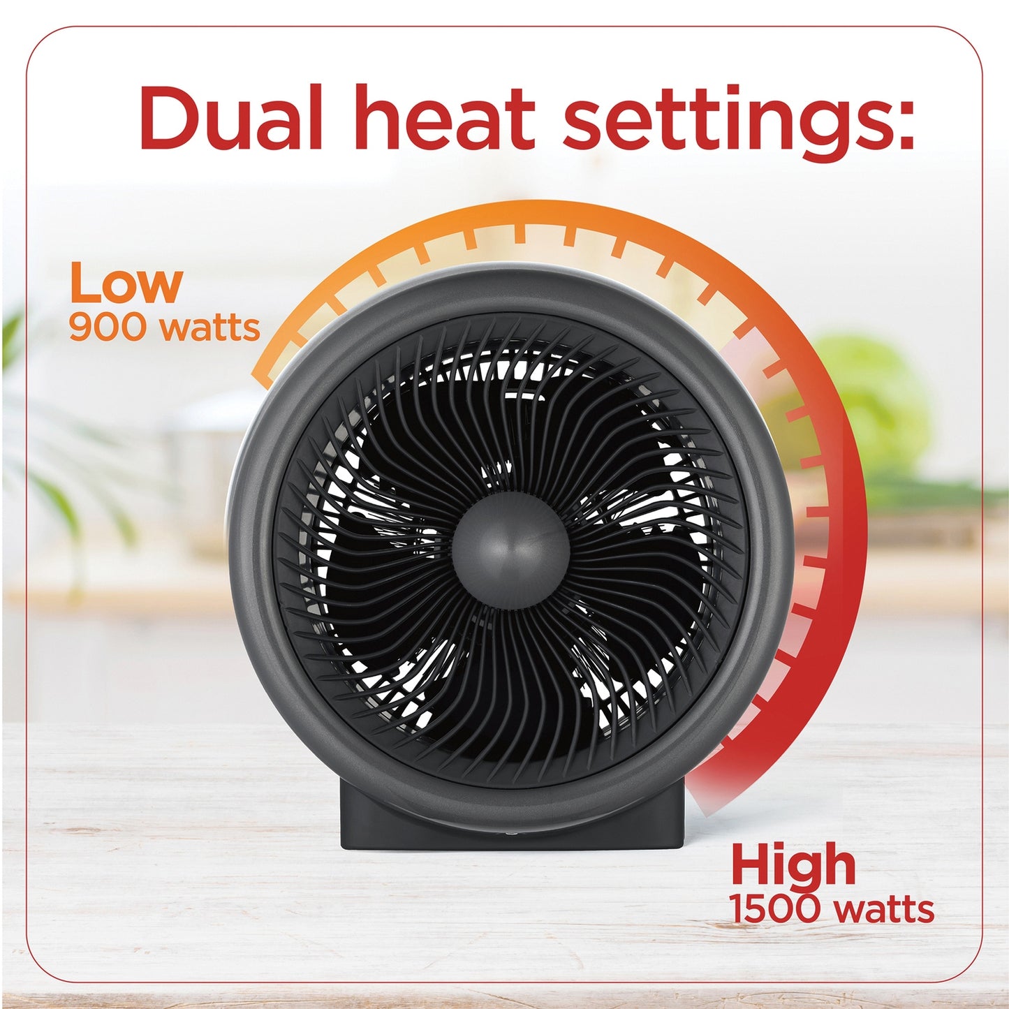 BLACK+DECKER BHDT118 BHDT118 1,500-Watt-Max Digital Turbo 2-in-1 Fan Heater with Thermostat, Silver and Black