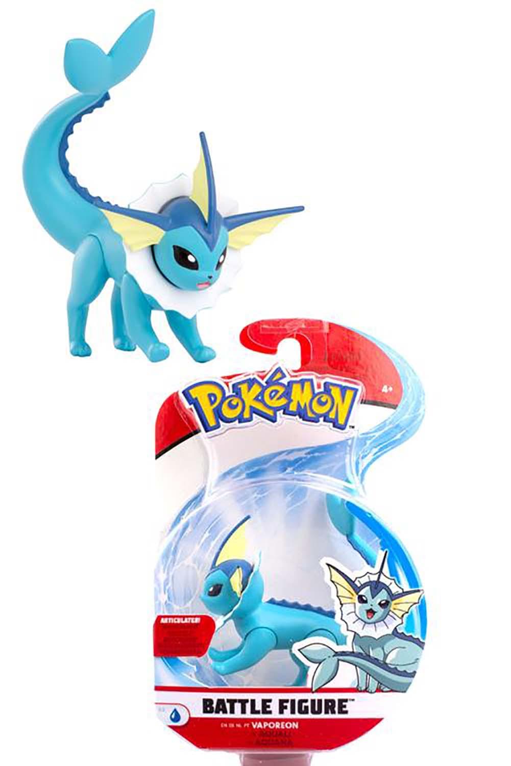 Pokemon Articulated 3 Inch Battle Figure | Vaporeon