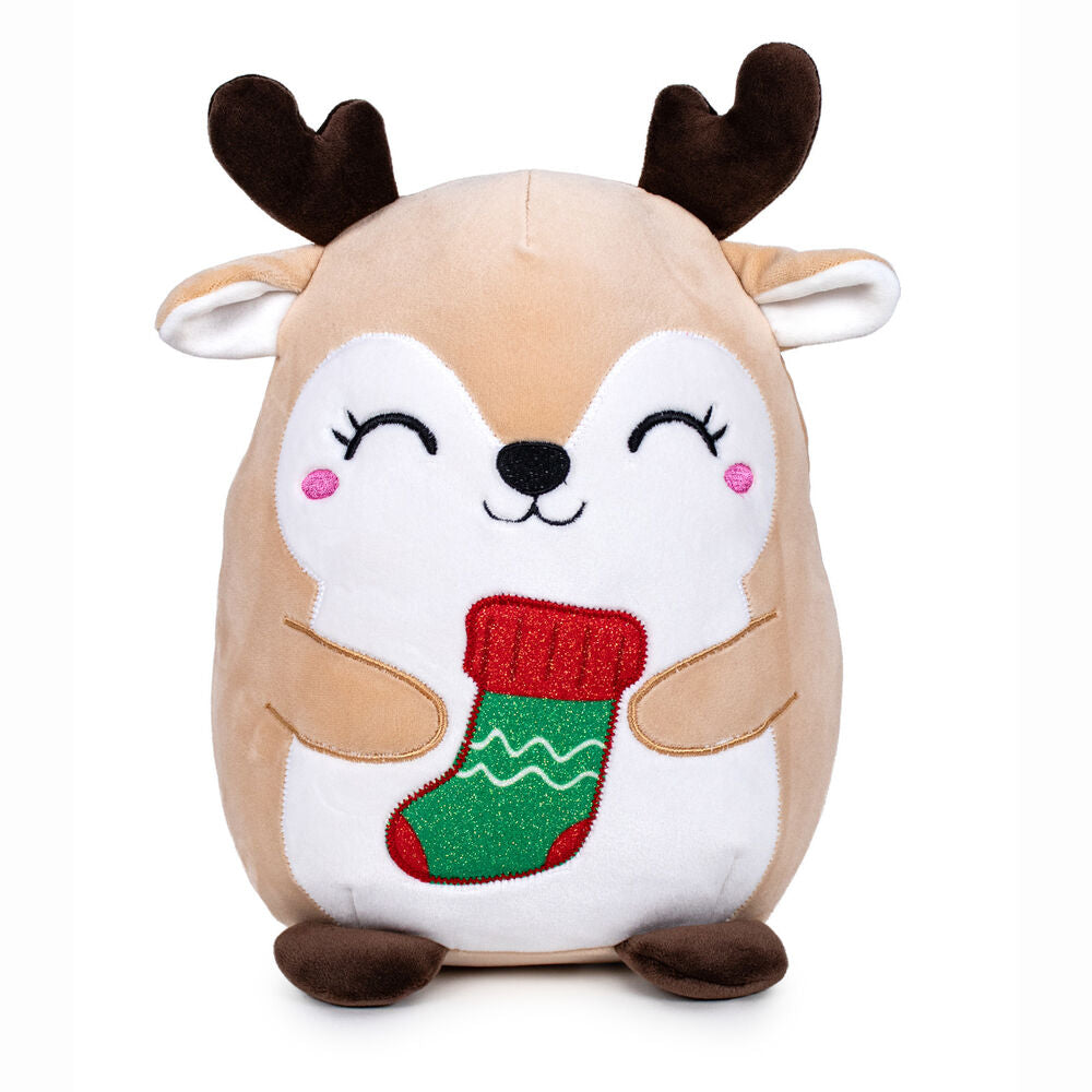 Christmas Reindeer soft plush toy 24cm