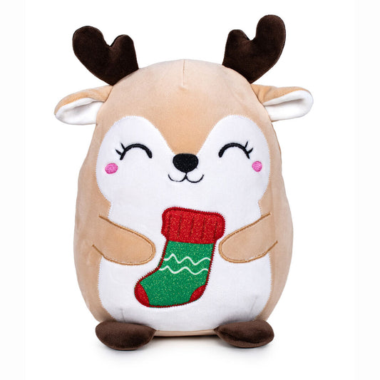 Christmas Reindeer soft plush toy 24cm