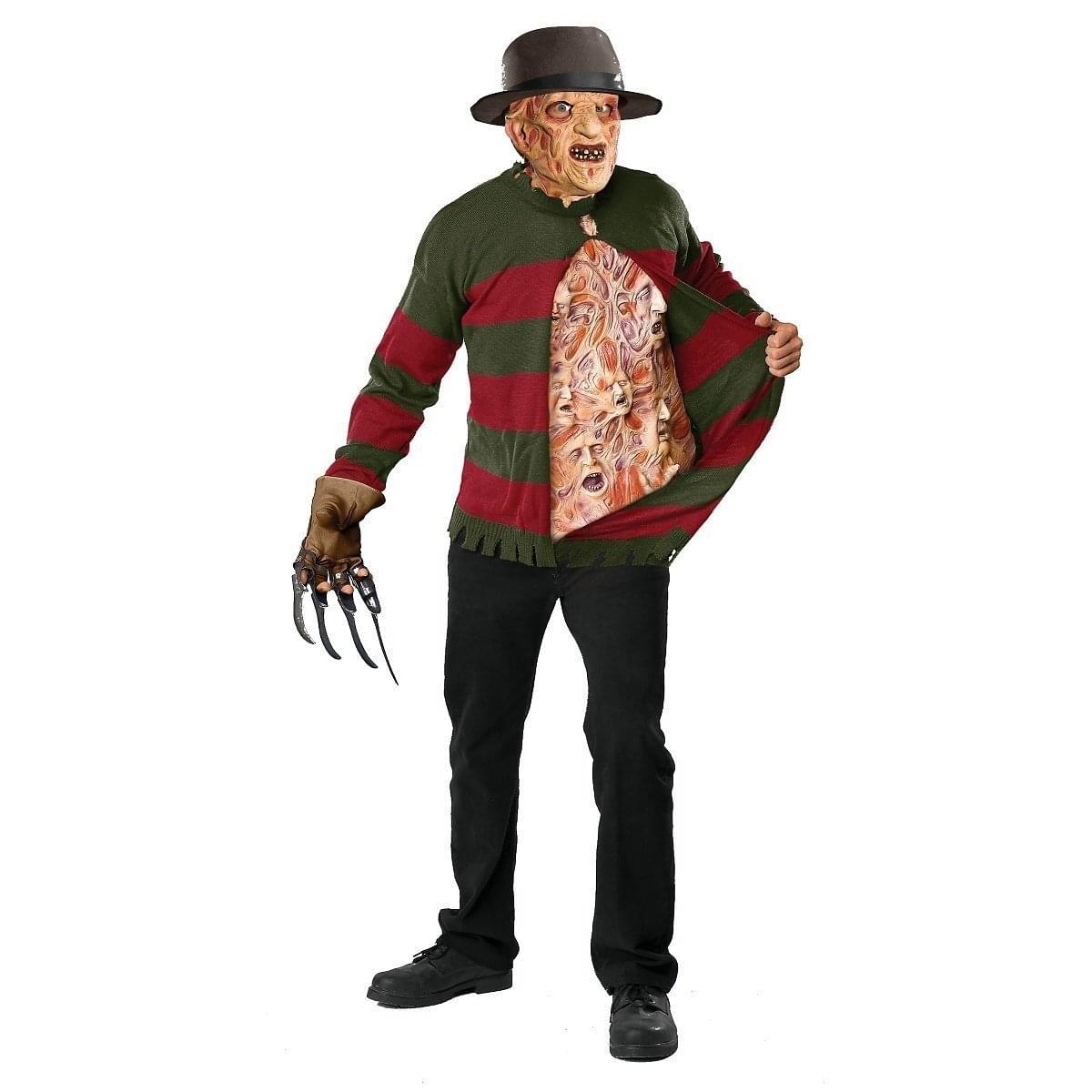 Nightmare on Elm Street Freddy "Chest of Souls" Sweater Adult Costume Accessory, XL