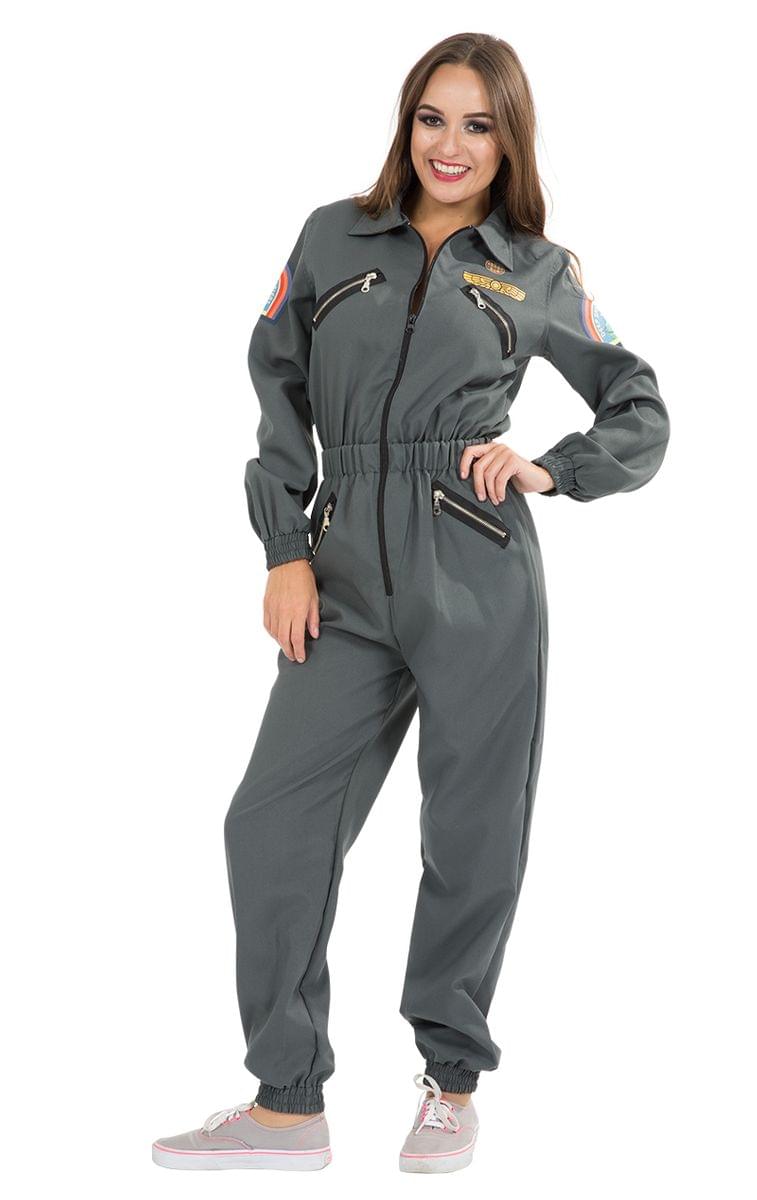 Retro Sci-Fi Hero Women's Costume Small
