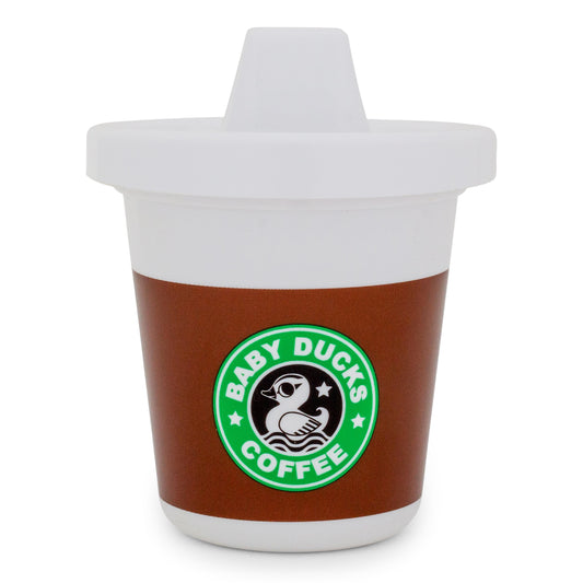 Baby Ducks Coffee Rise & Shine Toddler Sippy Cup | Holds 4 Ounces