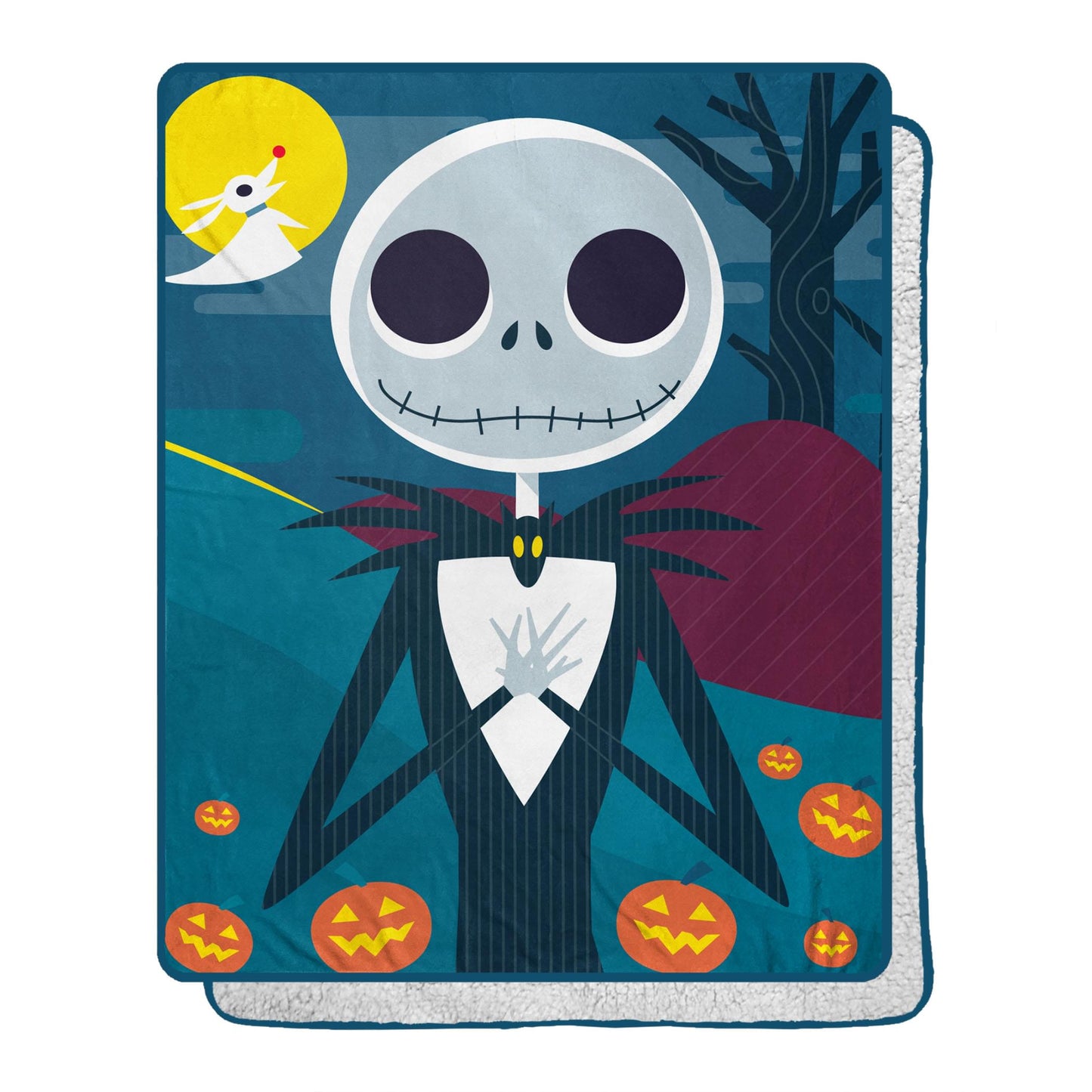 Nightmare Before Christmas Night Stroll 40 x 50 Inch Silk Touch Throw Blanket