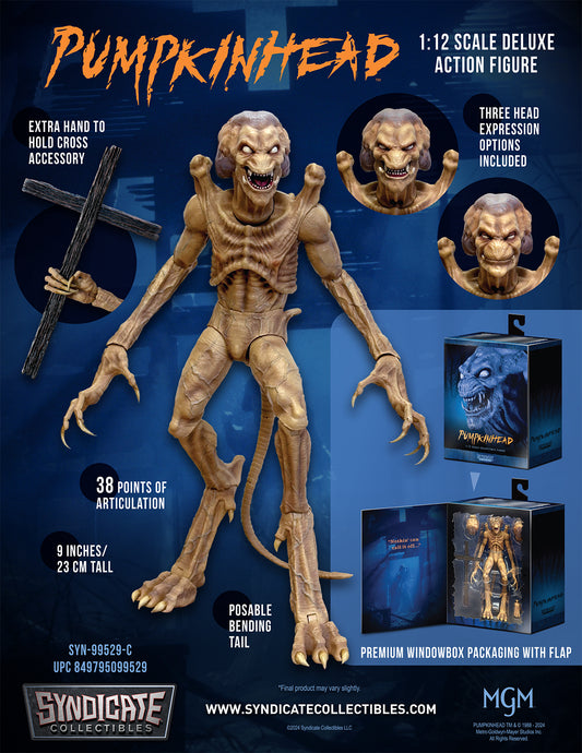 Pumpkinhead 1:12 Scale Premium Action Figure | Exclusive Signature Edition