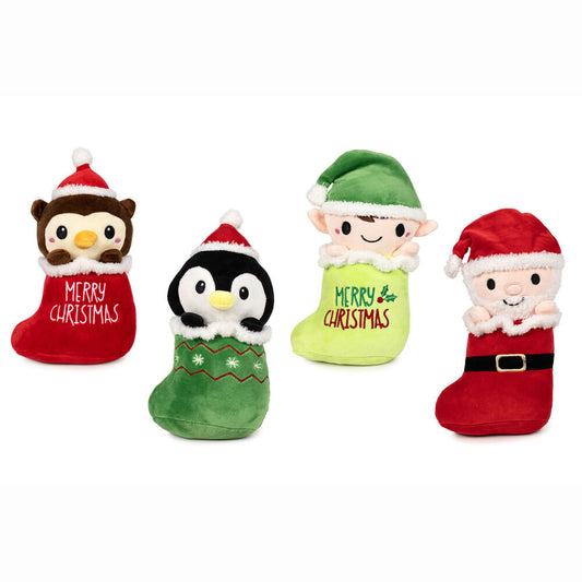 Kawaii Sock Christmas assorted plush toy 25cm