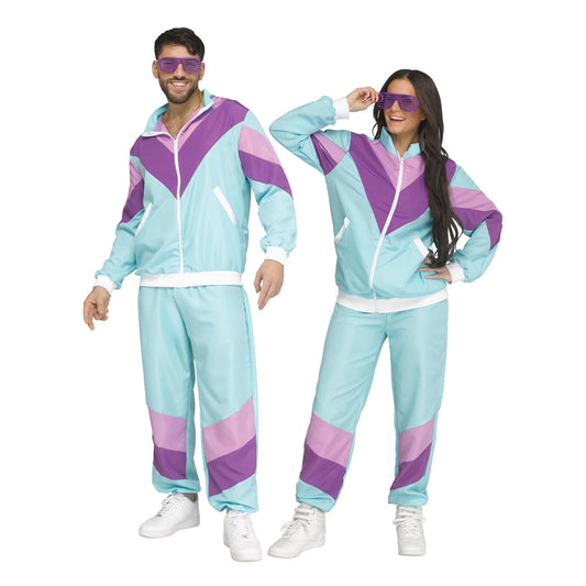 80's Track Suit Adult Costume | M/L
