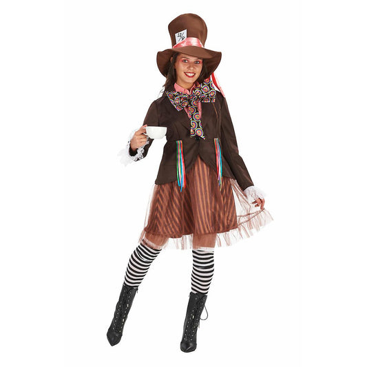 Alice in Wonderland Lady Hatter Adult Costume | Medium