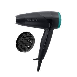 Remington Asciugacapelli D1500 Da Viaggio Pieghevole 2000w Nero