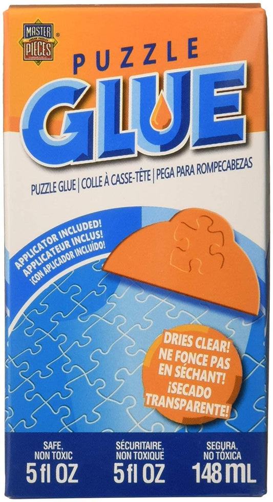 MasterPieces 5 Ounce Jigsaw Puzzle Glue with Spreader Cap
