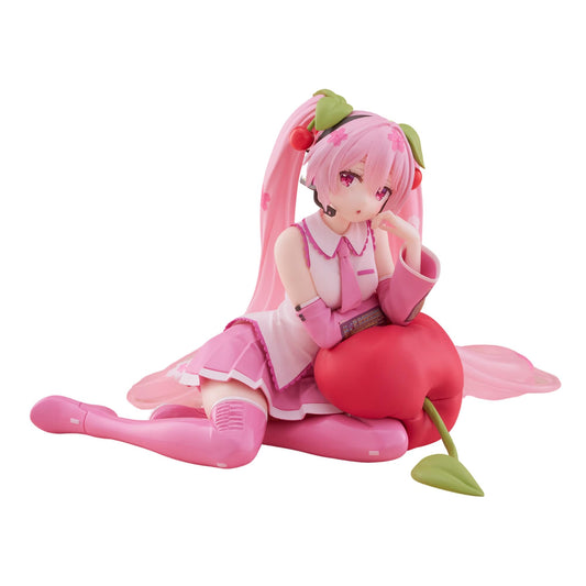 Sakura Miku Desktop Cute Figure (Cherry Cushion Ver.)