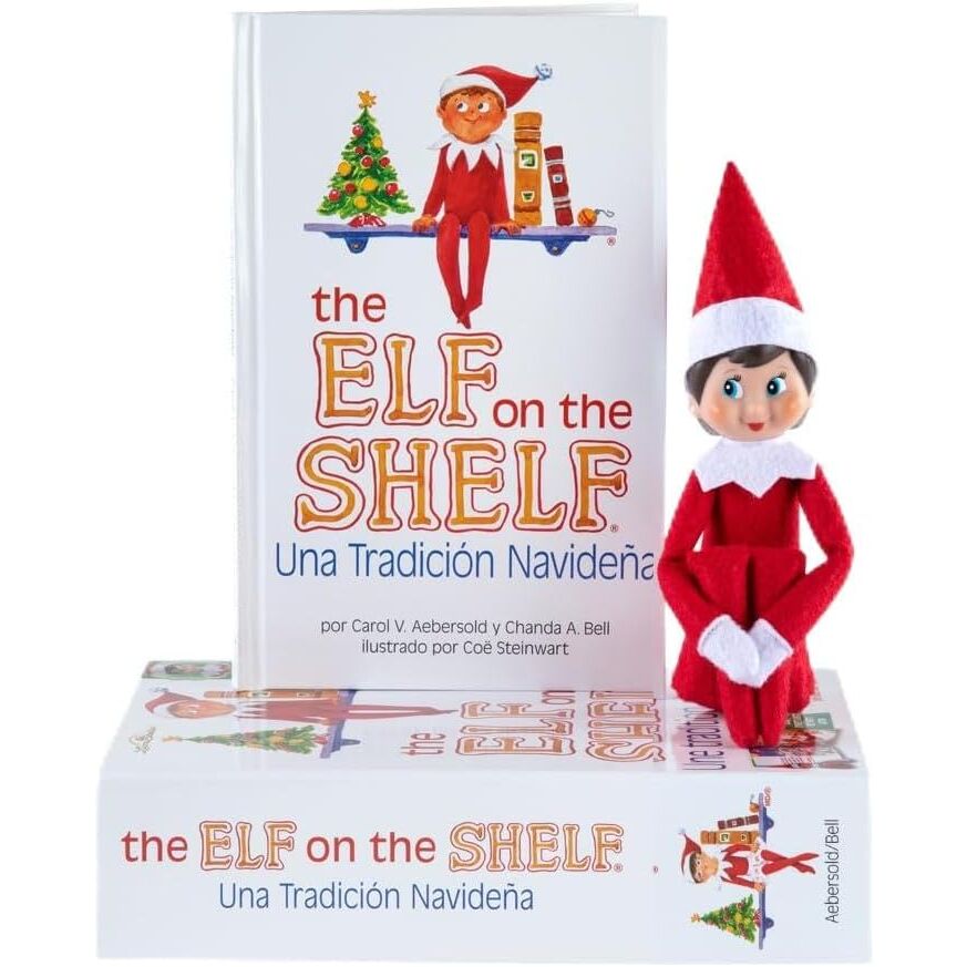 Spanish The Elf On the Shelf girl Story + Doll set