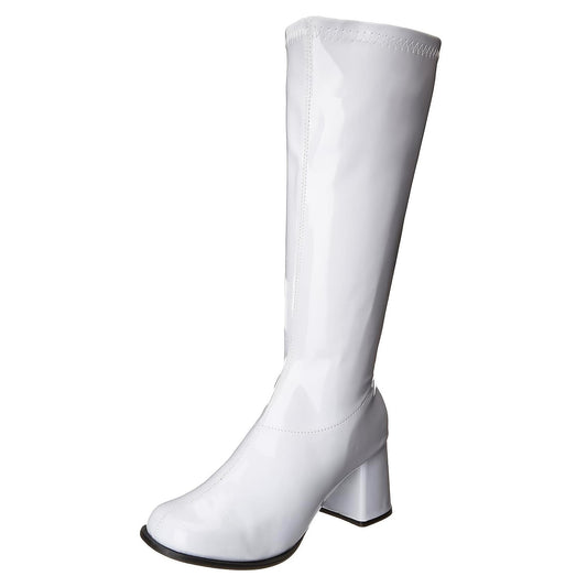 White Gogo Womens Costume Boots Size 6