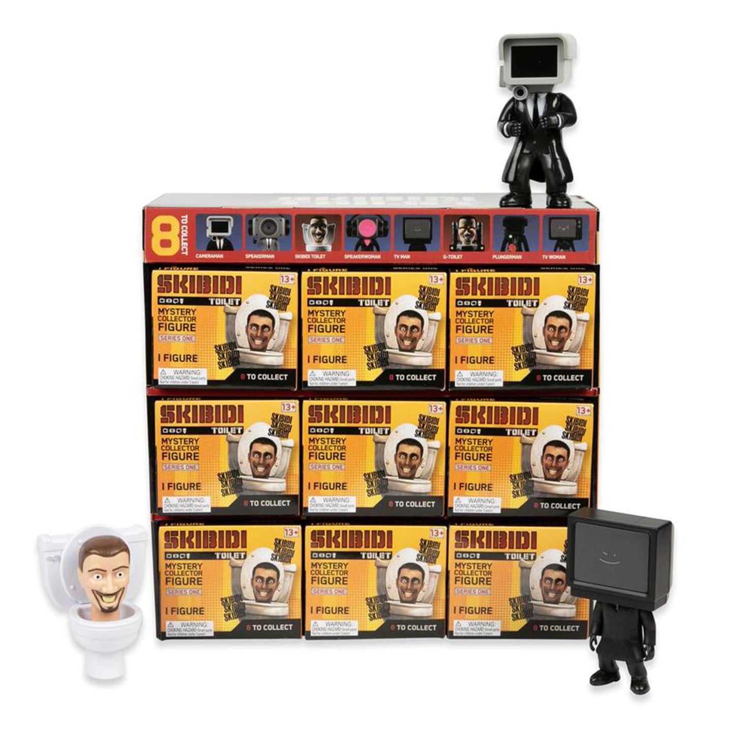 Skibidi Toilet 4.5 Inch Mystrery Figure | Single Random Figure