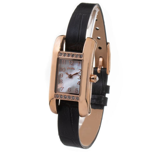 Multicolor Leather Dress Watch