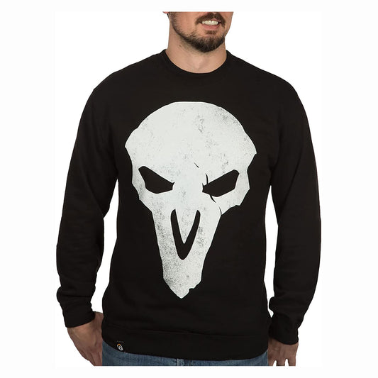 Overwatch Reaper Black Crew Neck Fleece | Small