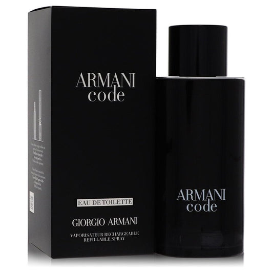 Armani Code Eau De Toilette Spray Refillable By Giorgio Armani - Size: 125 ml Eau De Toilette Spray Refillable