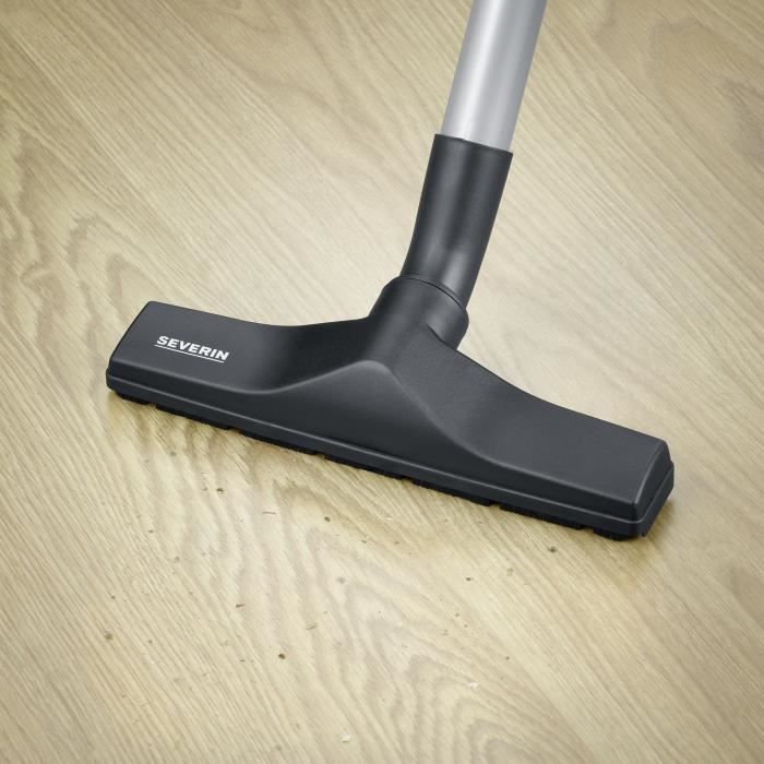 SEVERIN BC7035 Vacuum cleaner with bag, Capacity of the microfiber bag with hygienic closure: 2 L, Soft sound brush + XL parquet brush
