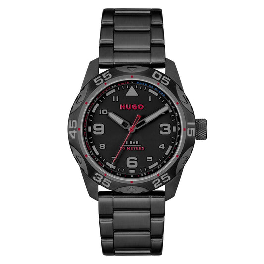 Black Stainless Steel Watch