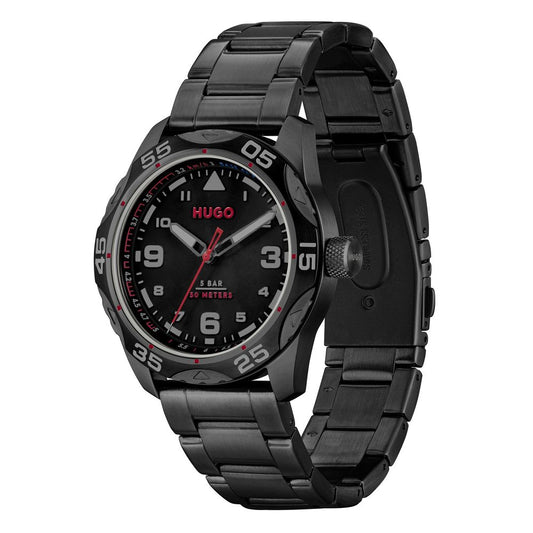 Black Stainless Steel Watch