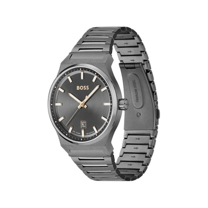 Gray Stainless Steel Watch
