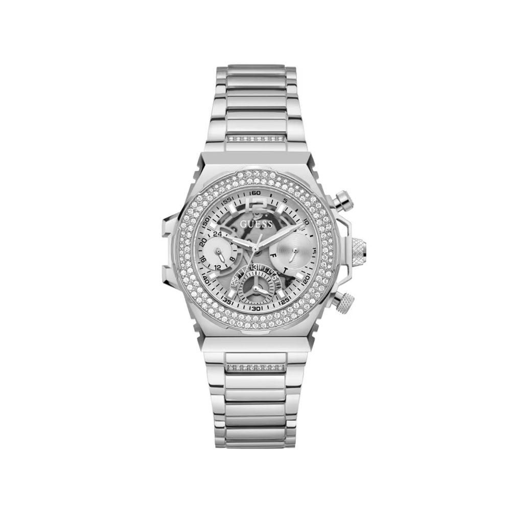 Gray Stainless Steel Dress Watch