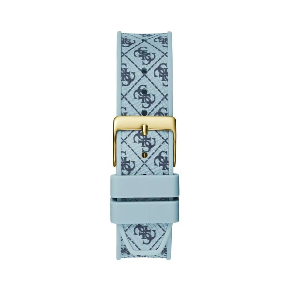 Blue Synthetic Dress Watch