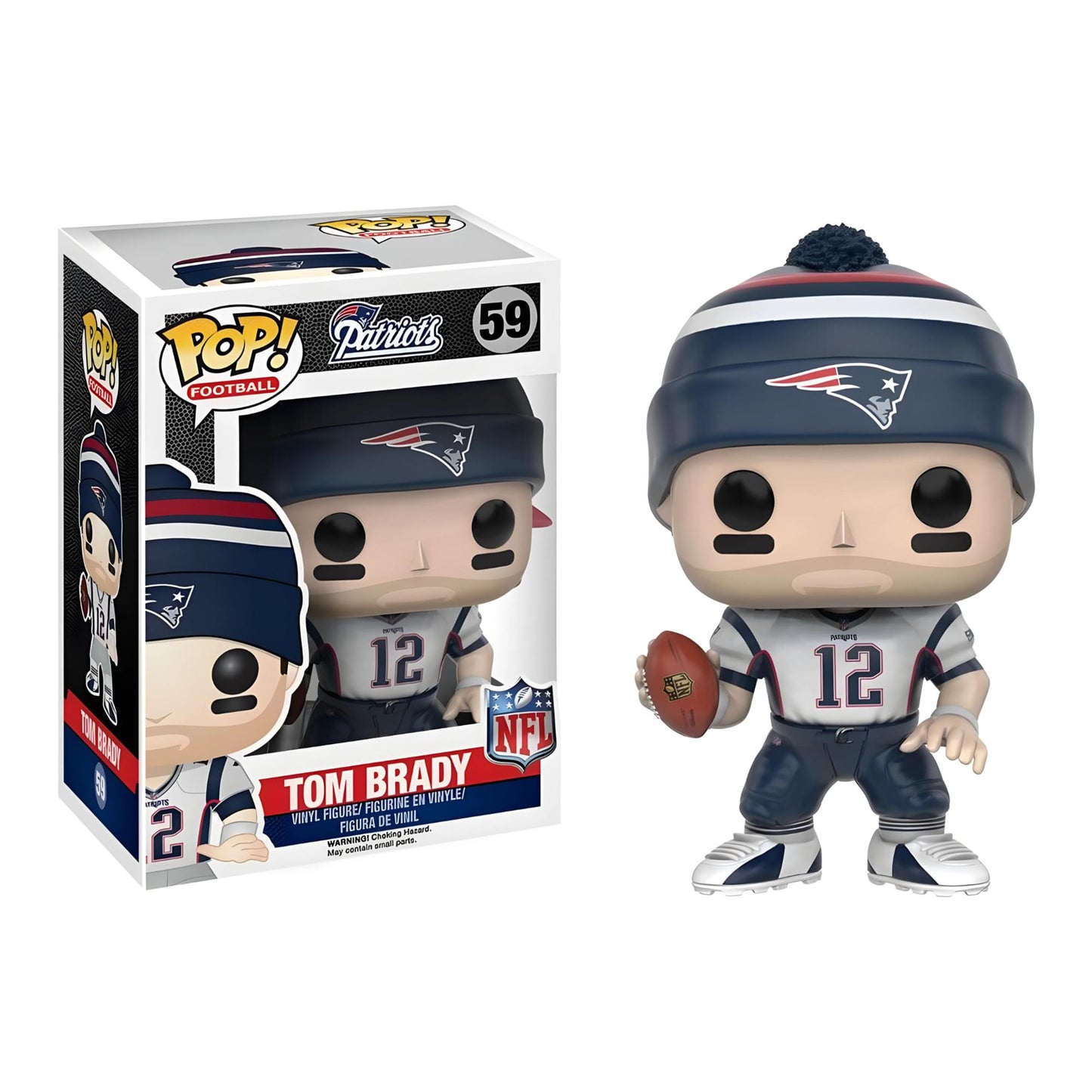 New England Patriots NFL 2016 Funko POP Vinyl Figure | Tom Brady Graded AFA 9.0