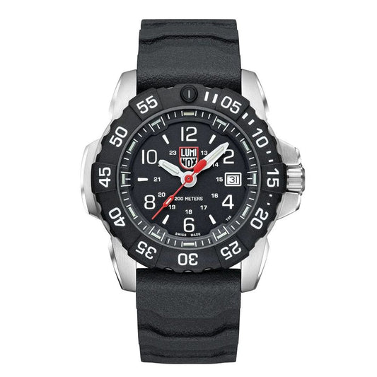 Black Rubber Sport Watch