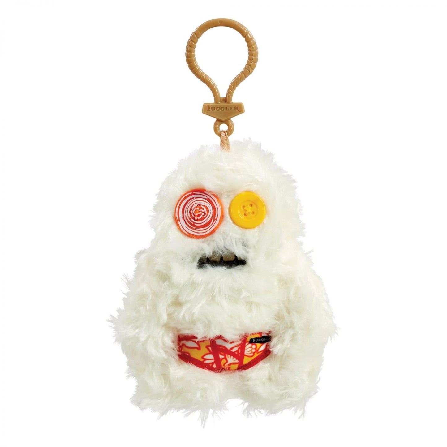 Fugglers 5-Inch Plush Clip-On | Sasquoosh - White