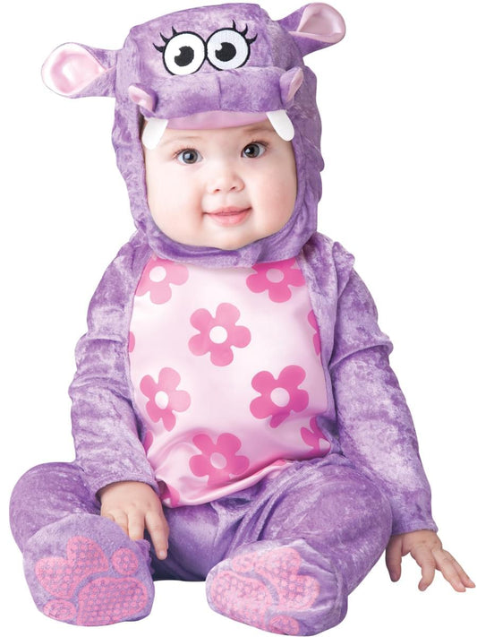 Huggable Hippo Costume Child Infant: Purple 18-2T Months