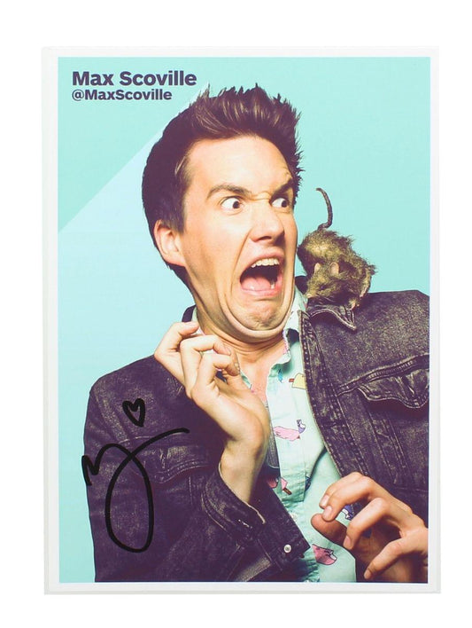 Max Scoville 5x7 Autographed Print (Nerd Block x IGN Exclusive)
