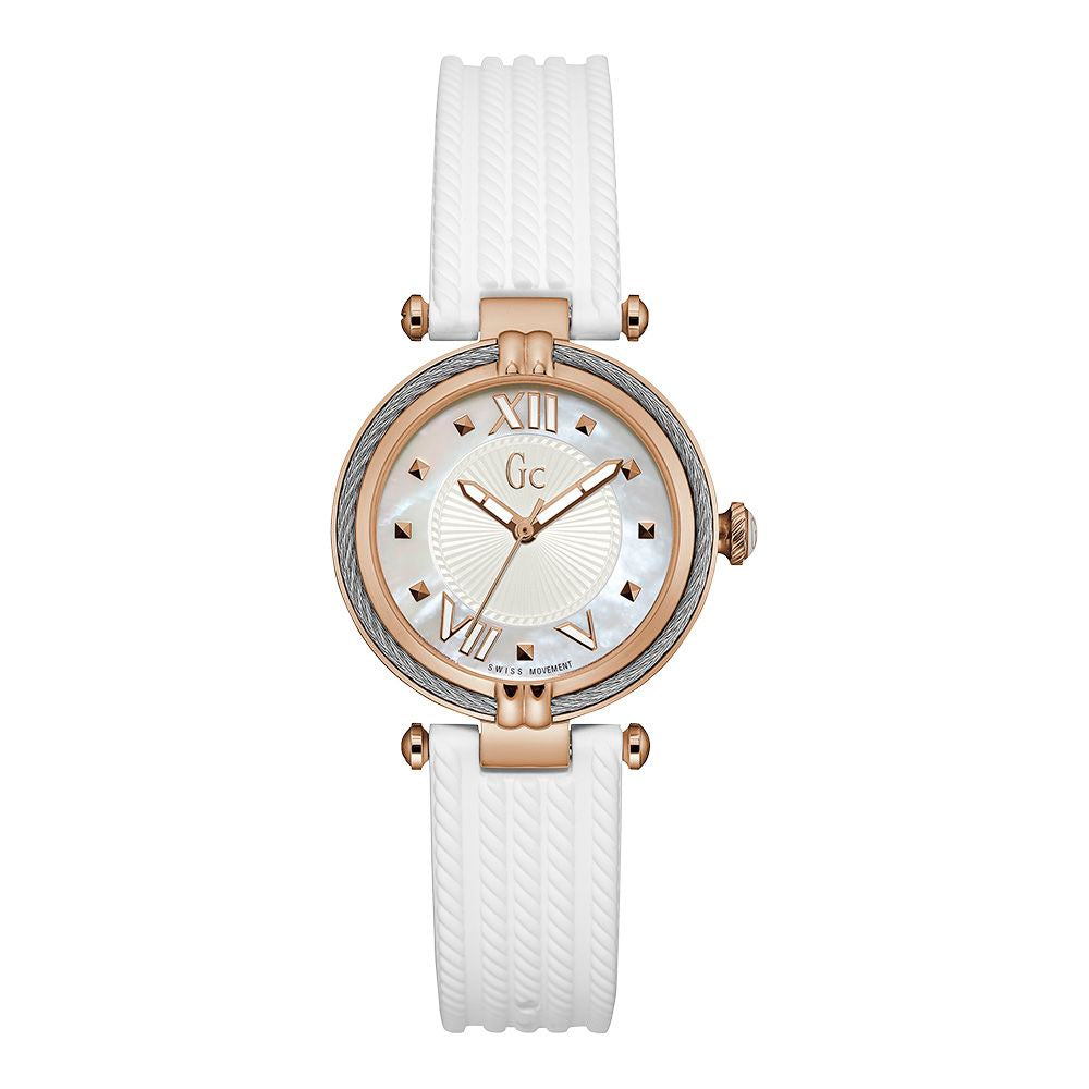 White Synthetic Dress Watch