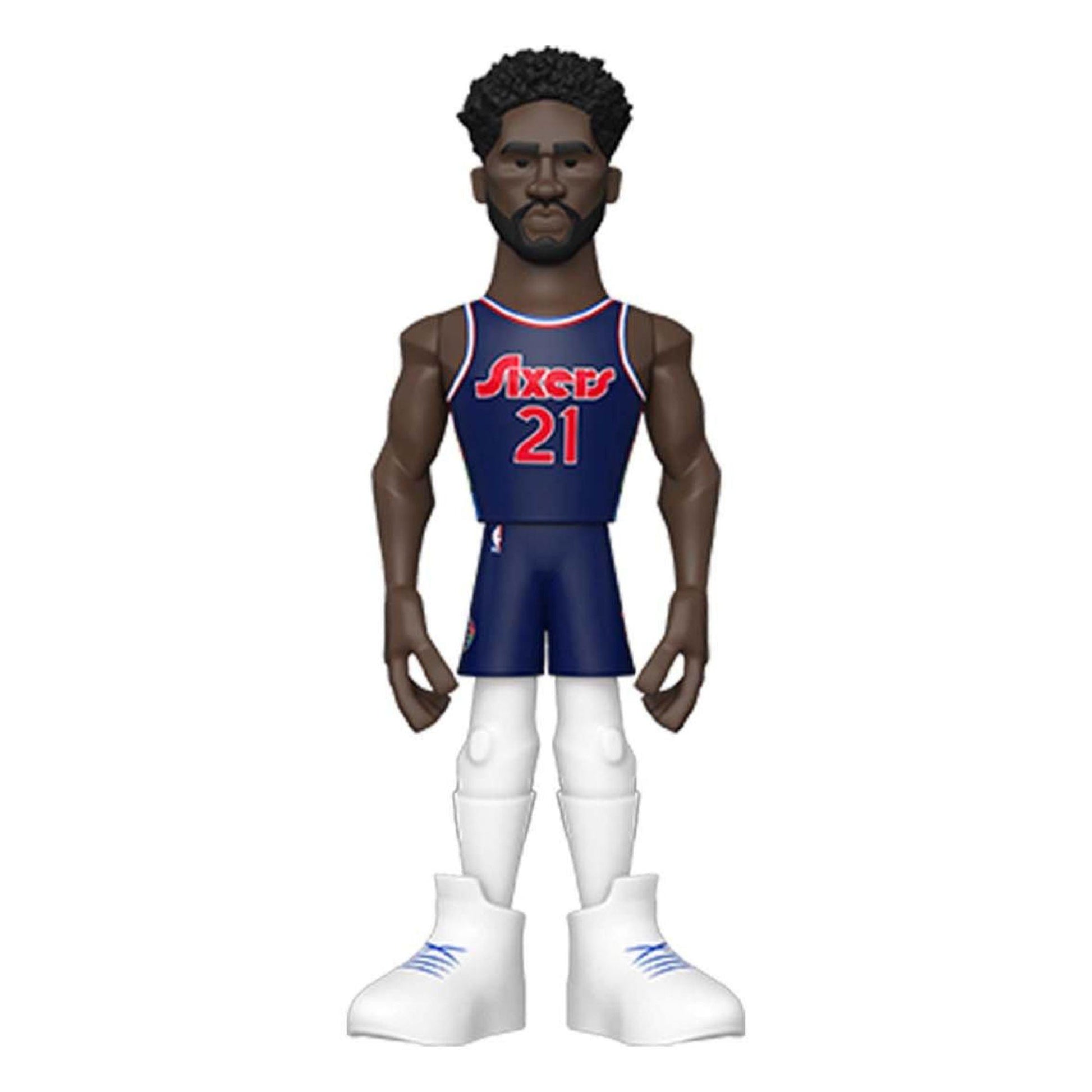 Philadelphia 76ers NBA Funko Gold 5 Inch Vinyl Figure | Joel Embiid CHASE