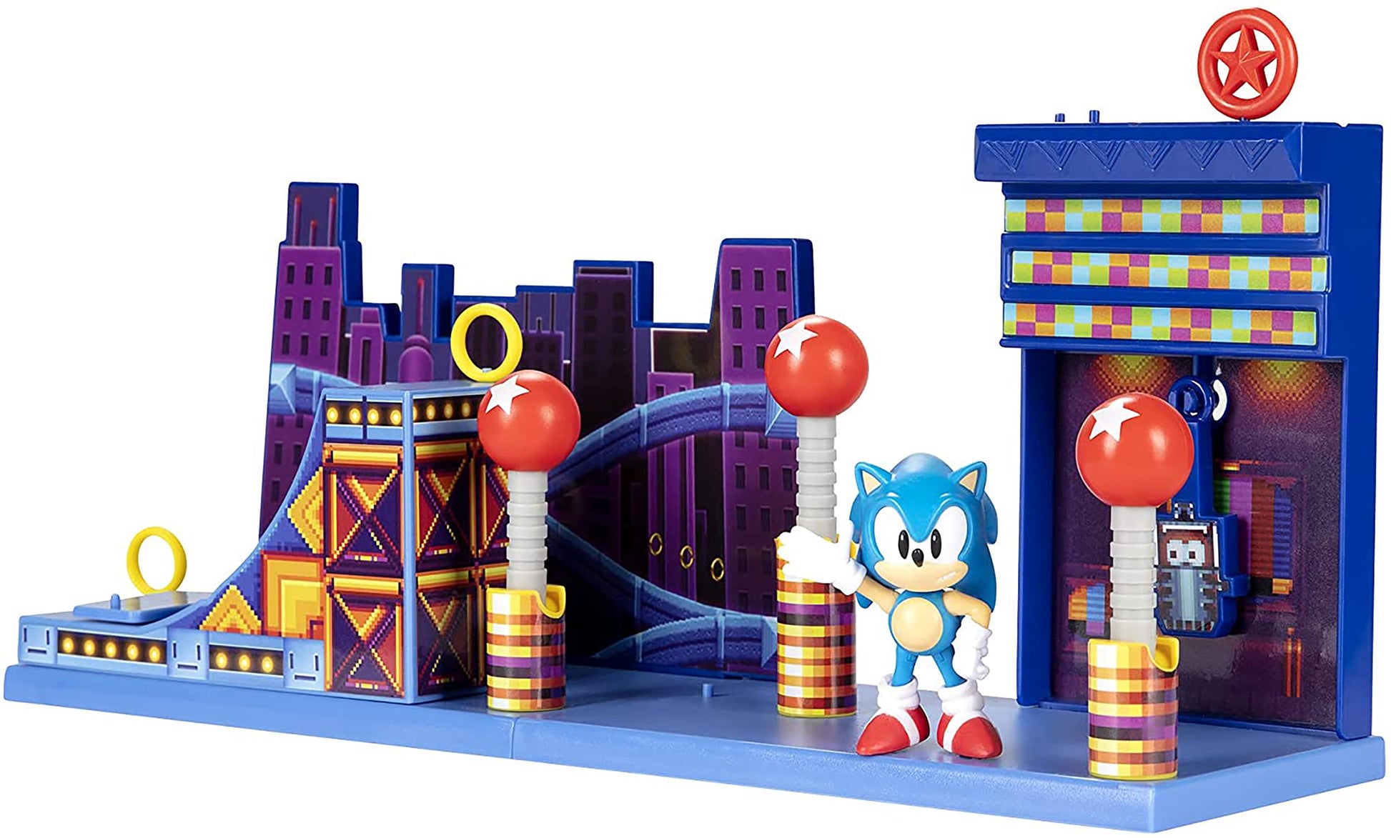 Sonic the Hedgehog 2.5 Inch Figure Playset | Studiopolis Zone